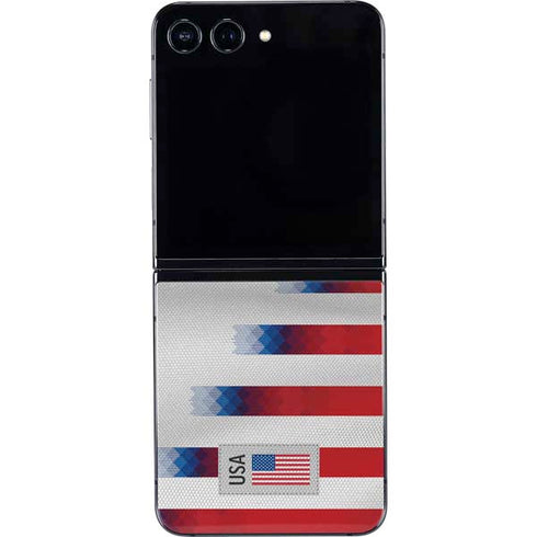 USA Soccer Flag Galaxy Z Flip5 5G Skin
