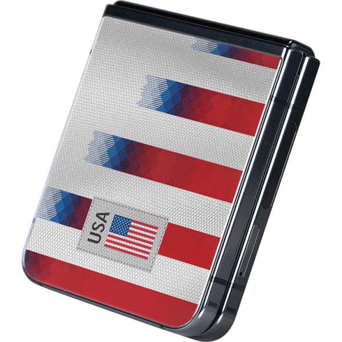 USA Soccer Flag Galaxy Z Flip5 5G Skin