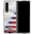 USA Soccer Flag Galaxy Z Fold4 5G Clear Case
