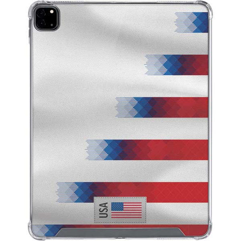 USA Soccer Flag iPad Pro 12.9in (2020) Clear Case