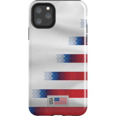 USA Soccer Flag iPhone 11 Pro Max Impact Case
