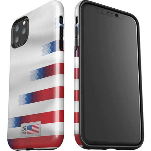 USA Soccer Flag iPhone 11 Pro Max Impact Case