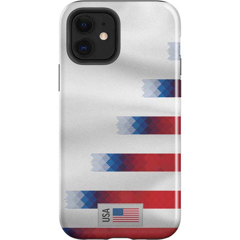 USA Soccer Flag iPhone 12 Impact Case