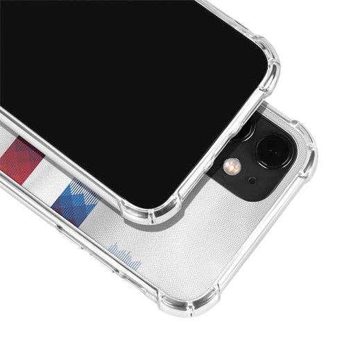 USA Soccer Flag iPhone 12 Mini Clear Case