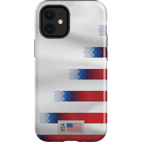 USA Soccer Flag iPhone 12 Mini Impact Case