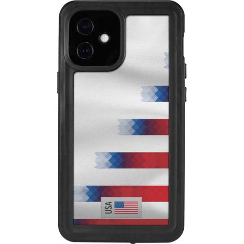 USA Soccer Flag iPhone 12 Mini Waterproof Case