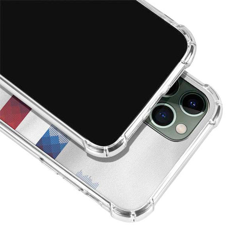 USA Soccer Flag iPhone 12 Pro Clear Case