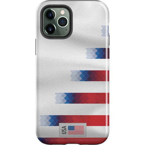 USA Soccer Flag iPhone 12 Pro Impact Case