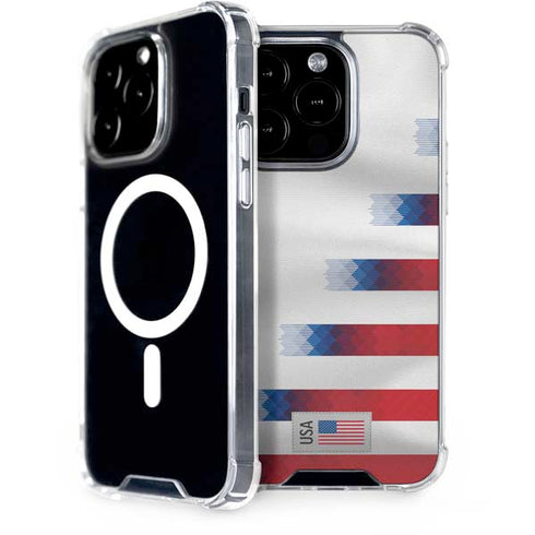 USA Soccer Flag iPhone 13 Pro MagSafe Case