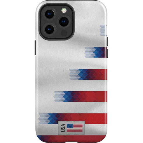 USA Soccer Flag iPhone 13 Pro Max Impact Case