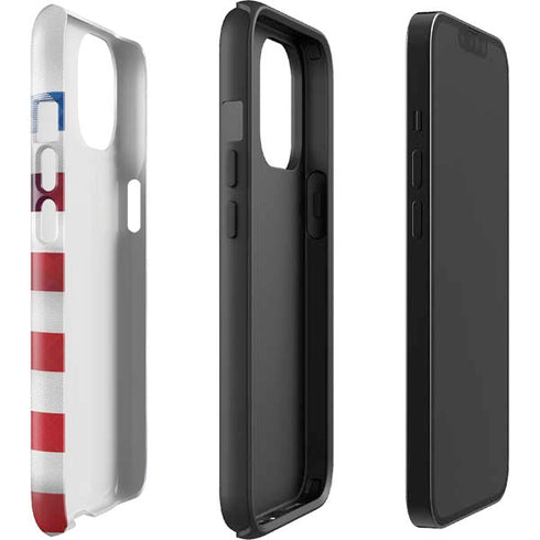 USA Soccer Flag iPhone 15 Plus Impact Case