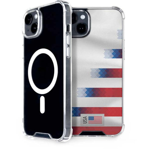 USA Soccer Flag iPhone 14 MagSafe Case