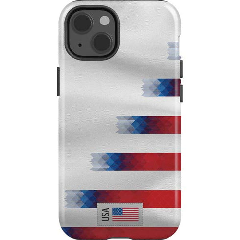 USA Soccer Flag iPhone 15 Impact Case