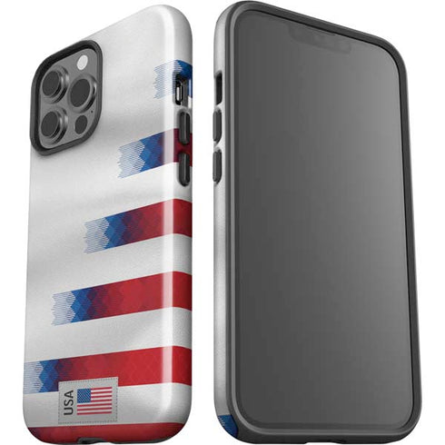 USA Soccer Flag iPhone 14 Pro Max Impact Case