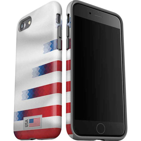 USA Soccer Flag iPhone SE (2nd & 3rd Gen) Pro Case