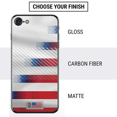 USA Soccer Flag iPhone SE (2nd & 3rd Gen) Skin
