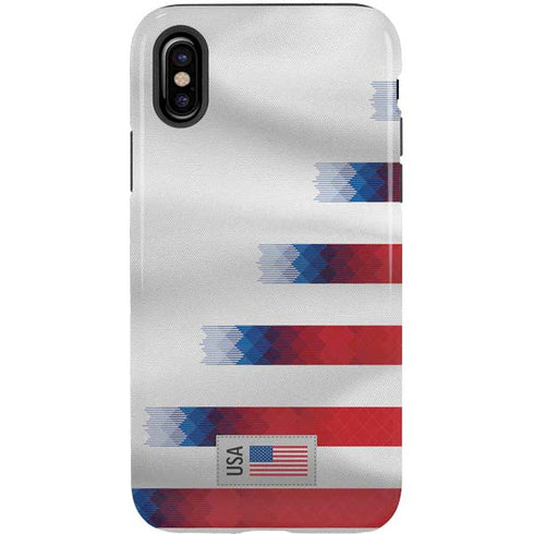 USA Soccer Flag iPhone XS Pro Case