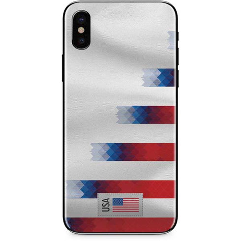 USA Soccer Flag iPhone XS Skin