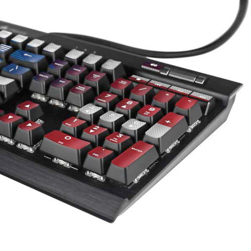 USA Soccer Flag K95 RGB PLATINUM Mechanical Gaming Keyboard Skin