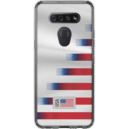 USA Soccer Flag LG K51/Q51 Clear Case