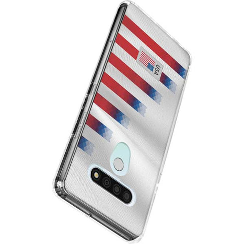 USA Soccer Flag LG Stylo 6 Clear Case