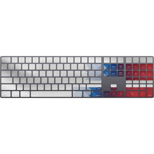 USA Soccer Flag Magic Keyboard with Numeric Keypad Skin