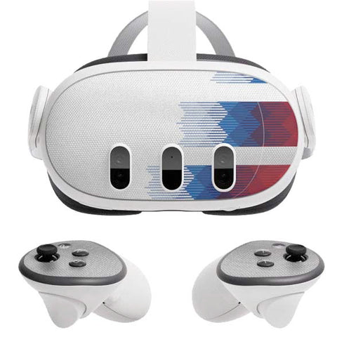 USA Soccer Flag Meta Quest 3 Skin