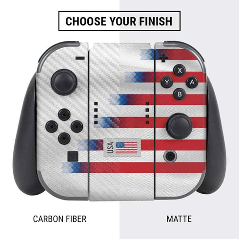 USA Soccer Flag Nintendo Switch Bundle Skin