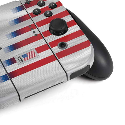 USA Soccer Flag Nintendo Switch OLED (2021) Skin