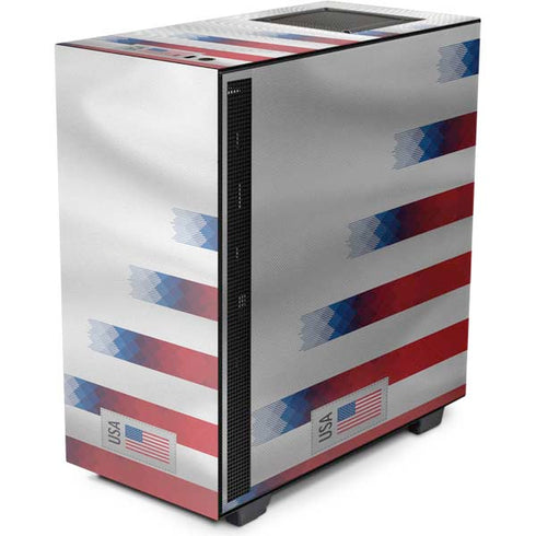 USA Soccer Flag NZXT H510 Compact ATX Mid-Tower Case Skin