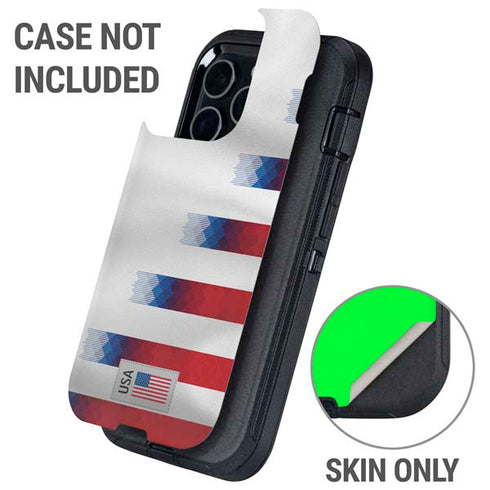 USA Soccer Flag Otterbox Defender iPhone Skin
