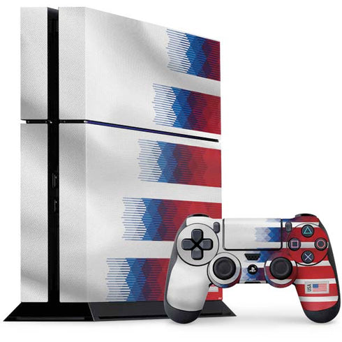 USA Soccer Flag PS4 Console and Controller Bundle Skin