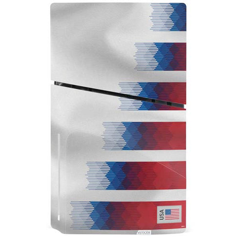 USA Soccer Flag PS5 Slim Disk Bundle Skin