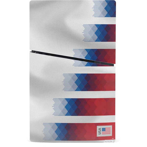USA Soccer Flag PS5 Slim Digital Edition Bundle Skin