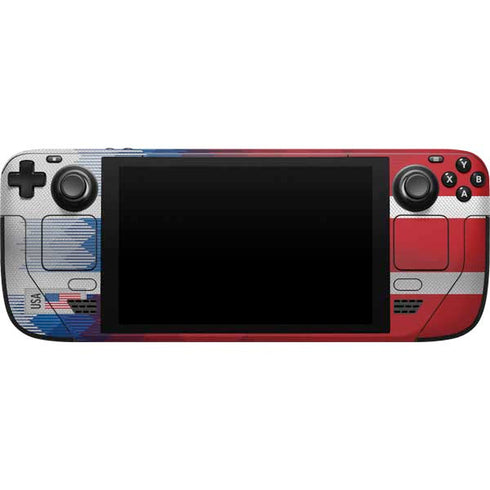 USA Soccer Flag Steam Deck Handheld Gaming Computer Skin