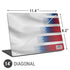 USA Soccer Flag Universal Laptop 14in (11.4 x 8.2in) Skin