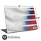 USA Soccer Flag Universal Laptop 16in (13 x 9.4in) Skin