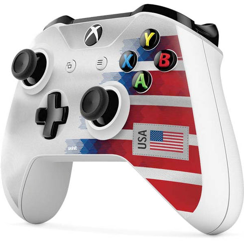 USA Soccer Flag Xbox One S Controller Skin