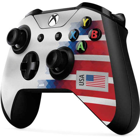 USA Soccer Flag Xbox One X Controller Skin