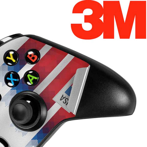 USA Soccer Flag Xbox One X Controller Skin