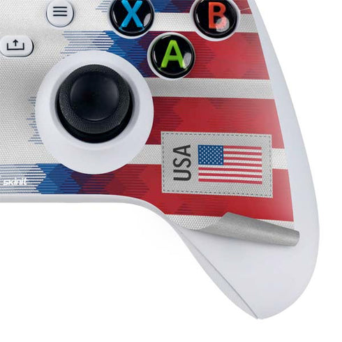 USA Soccer Flag Xbox Series S Controller Skin