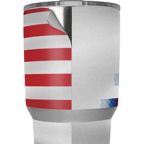 USA Soccer Flag Yeti 30oz Rambler Tumbler Skin