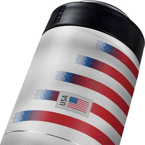 USA Soccer Flag Yeti Colster Can Insulator Skin