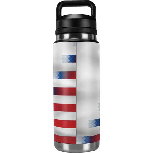 USA Soccer Flag YETI Rambler 26oz Bottle Skin