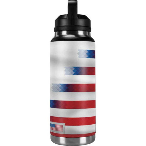 USA Soccer Flag YETI Rambler 36oz Bottle Skin