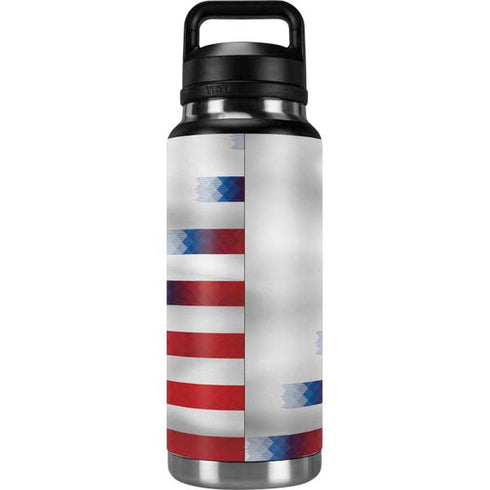 USA Soccer Flag YETI Rambler 36oz Bottle Skin