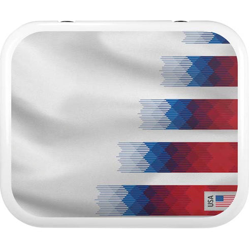 USA Soccer Flag YETI Roadie 24 Hard Cooler Skin