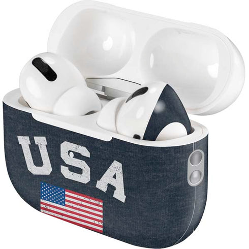 USA with American Flag AirPods Pro 2nd Gen Skin