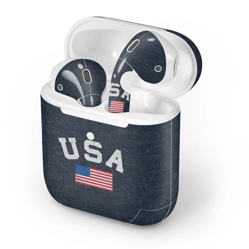 USA with American Flag Apple AirPods 2 Skin