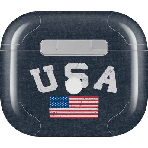 USA with American Flag Apple AirPods (3rd Gen 2021) Skin